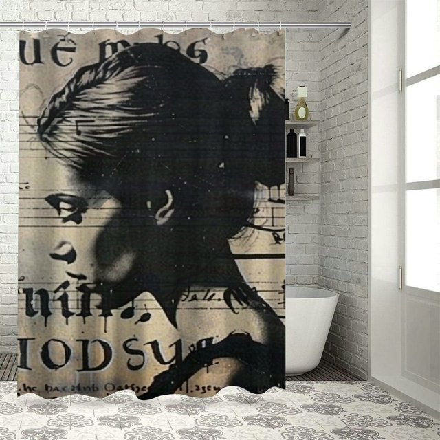 Bciig Banksy Bathroom Decor Set Colorful Luxurious Polyester Fabric