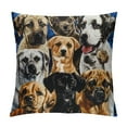Bciig Dogs Graphic Decorative Cushion Throw Pillow Cover for Home