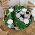 thumbnail image 1 of Bciig Soccer Balls Round Table Cover Stain Resistant Washable Indoor Outdoor Kitchen Dining Wedding Parties 100% Polyester Fiber 31"-35, 1 of 8