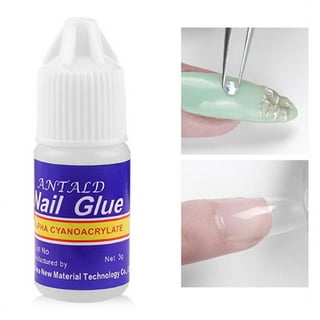 Makartt Nail Rhinestone Glue Clear Nail Gel, 30g Super Adhesive