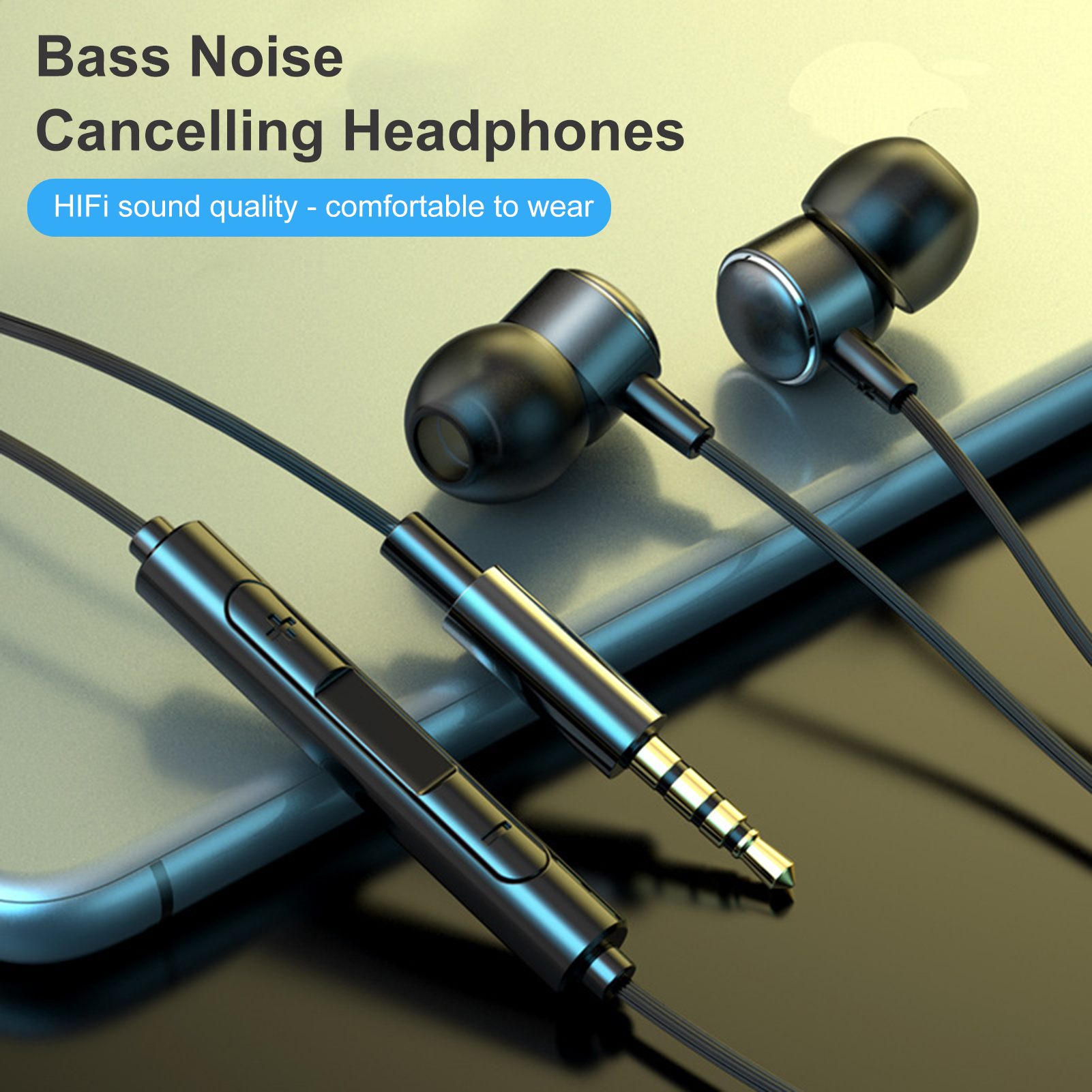Bcloud Earbuds with Noisecanceling Mic Highquality Sound Inear 3.5MM