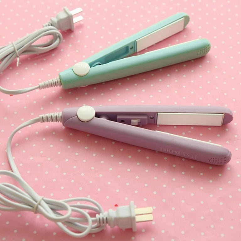 Bcloud Mini Ceramic Electronic Dual purpose Perm Hair Curler Straightener Splint Iron