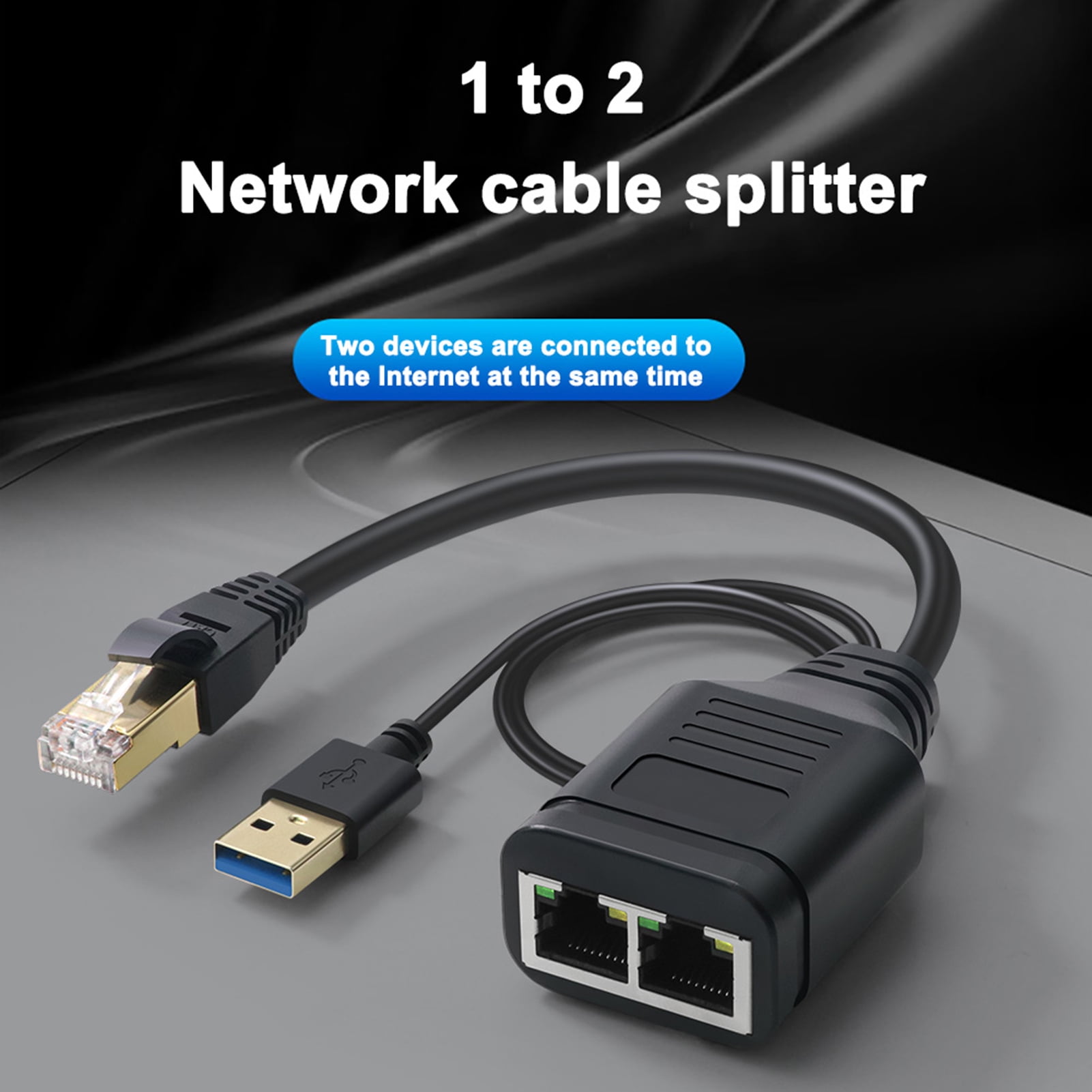 Bcloud RJ45 Network Splitter Adapter Expand Your Network Speed with