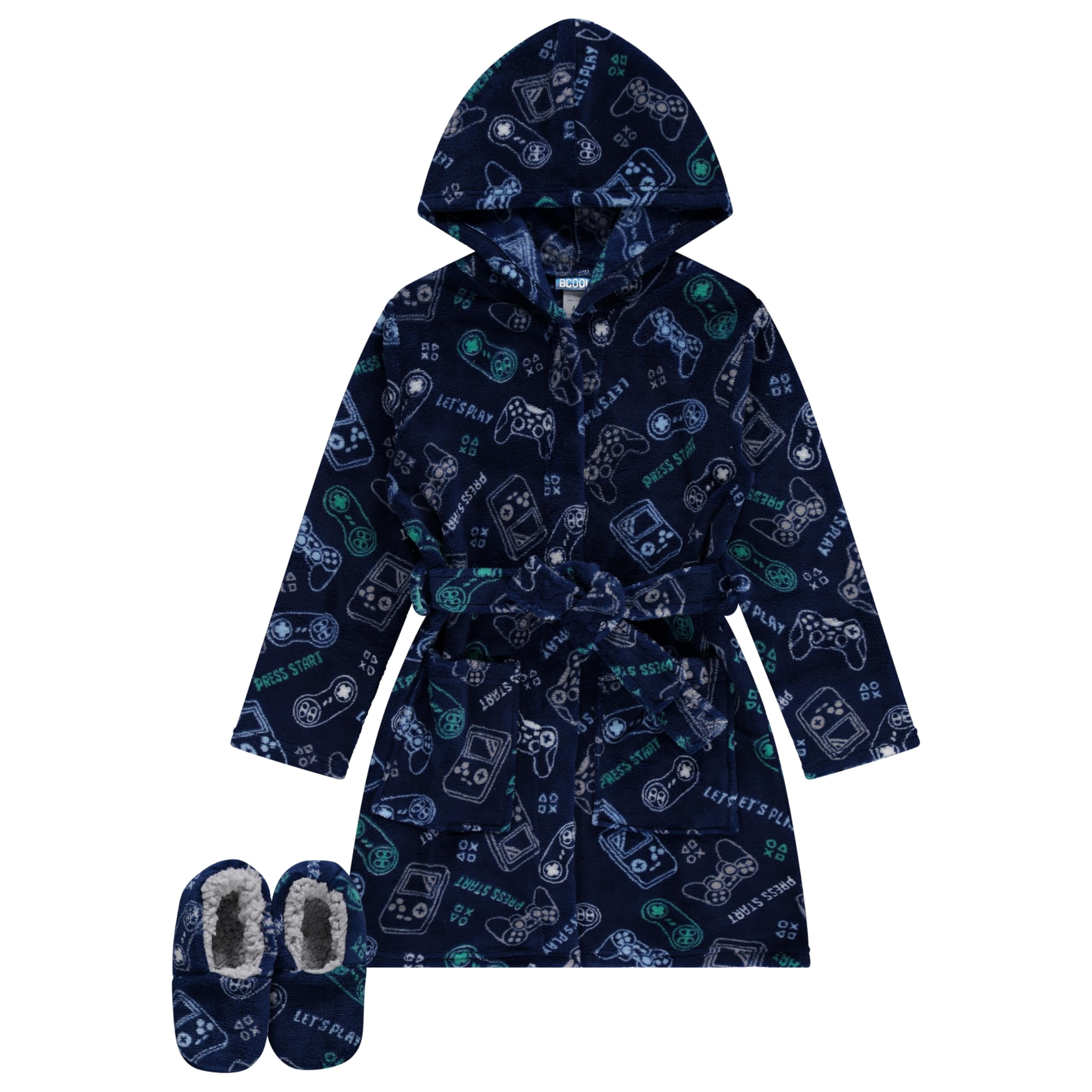 Bcool Boys Robes with slippers, GAME, 6 - Walmart.com