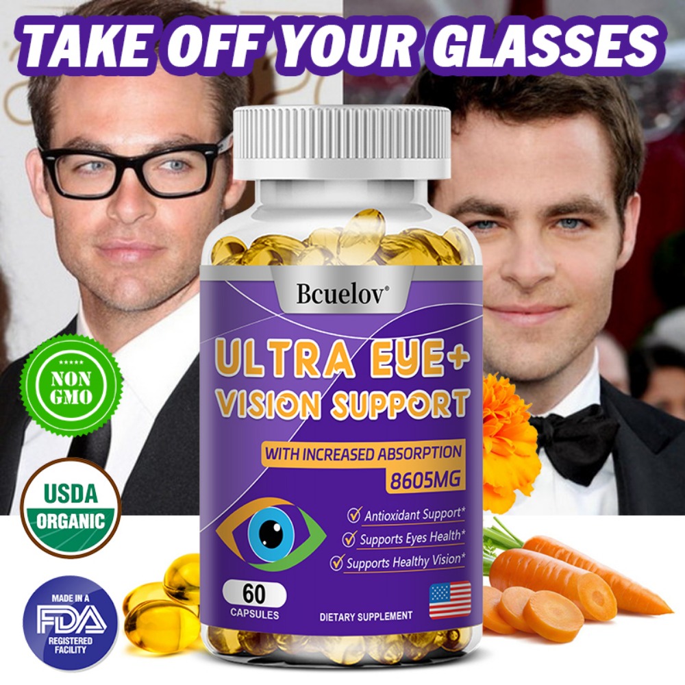 Bcuelov Eye Care Supplement with Lutein Supports Macular