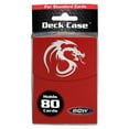 thumbnail image 1 of Bcw Deck Case Plastic - Red (Holds 80 Cards), 1 of 2