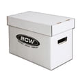 BCW High-Quality Short Comic Book Storage Box - White Corrugated ...