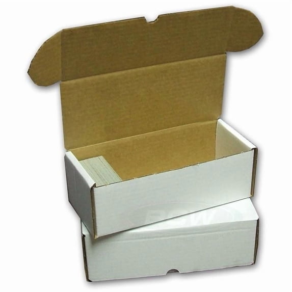 Bcw Tapeless Assembly Single Wall Shipping Box, White