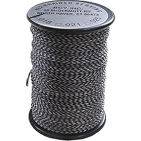 Bcy 62 Braided Center Serving Black/White .021 75 Yds.
