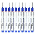 thumbnail image 1 of Bcylexb 10 Pack Long Nib Permanent Marker Pens, Waterproof Quick Dry Oil Based Deep Hole Markers Tip Markers for Wood Plastic Metal Glass Construction Industrial Marking Supplies, 1 of 5