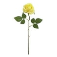 thumbnail image 1 of Bcylexb 19.7" Imitation Rose Flowers for Valentine's Day, Artificial Bloom with Stem for Display, Gift Fake Flowers Decor for Home, Wedding or Party, Yellow, 1 of 7