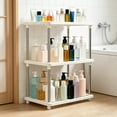 thumbnail image 1 of Bcylexb 3-Tier Plastic Storage Organizer Shelf, Bathroom Storage Rack for Skincare Cosmetics Toiletries & Small Items, 1 of 9