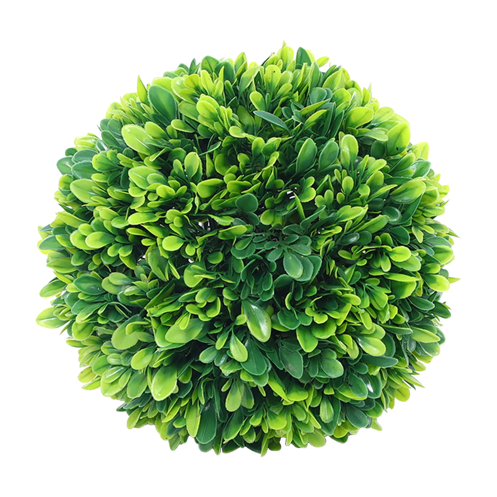 Bcylexb Artificial Flowers for Outdoor Simulated Grass Ball Decoration Plant Green Plant Round Ball Green Plastic Floral Ceiling Fake Tree Ball