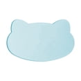 thumbnail image 1 of Bcylexb Cute Cat Face Shape Silicone Feeding Mat, Dog and Cat Bowl Placemat, Anti Slide Spill-Proof Pet Food Mat,Easy to Clean (16.5" x 10.6", Blue), 1 of 6