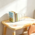 thumbnail image 1 of Bcylexb Desktop File Holders with 4 Slots, Vertical Document Organizer with Wide Sturdy Base Office Desk Book Stand for Sorting Magazines Papers Files, 1 of 6