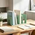 thumbnail image 1 of Bcylexb Desktop File Holders with 4 Slots, Vertical Document Organizer with Wide Sturdy Base Office Desk Book Stand for Sorting Magazines Papers Files, 1 of 7