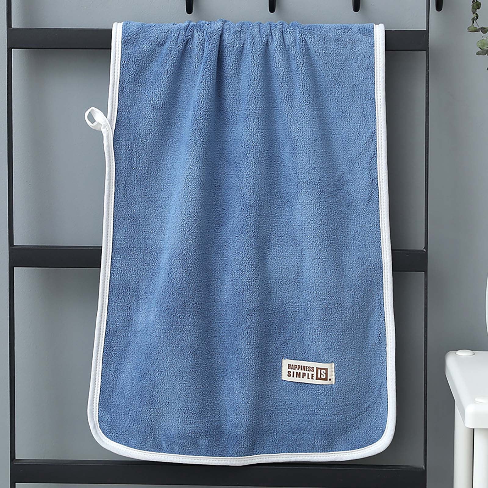 Bcylexb Microfiber Hand Towels, 14"x30" Ultra Soft Face Towels for Bathroom Absorbnet Comfortable Towels for Shower Hotel Travel Spa Gym