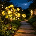 thumbnail image 1 of Bcylexb Outdoor Solar Garden Lights, Realistic Flower Lights Waterproof Solar Stake Lights for Garden Lawn Yard Patio Pathways Dusk to Dawn Decorations, 1 of 7