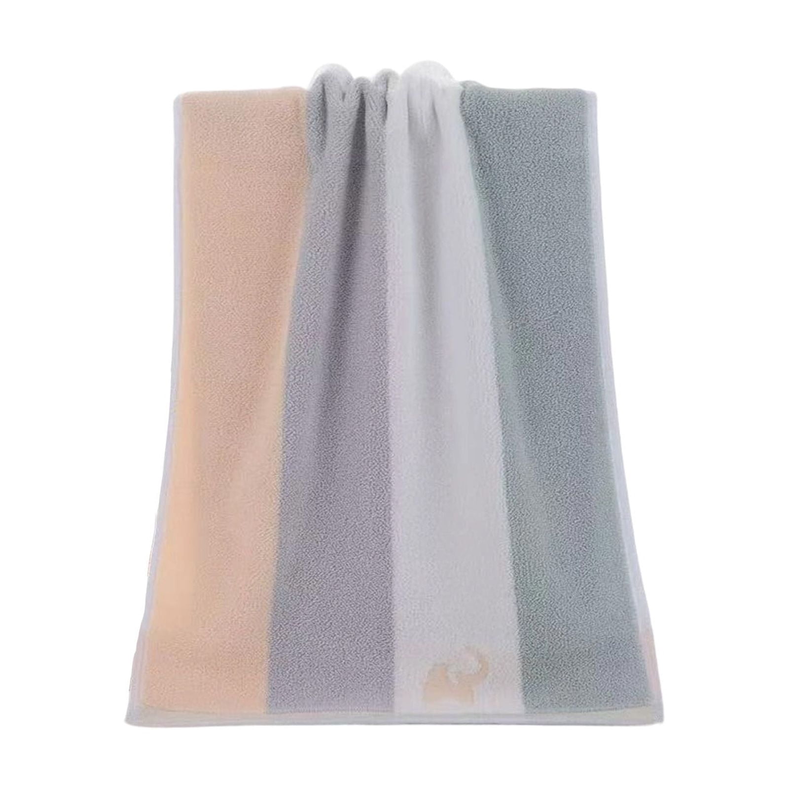 Bcylexb Rainbow Stripe Cotton Hand Towels, 13"x 30" Minimalist Color Soft Face Towels Bath Gym Spa Towels Quick Dry Absorbent
