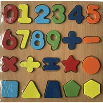 Bcylexb Toys Fidget Toys Wooden Children Is Early Education Building Blocks Letter Number Shape Color Kindergarten Puzzle Board Matching Puzzle Toys Toddler Toys Clearance