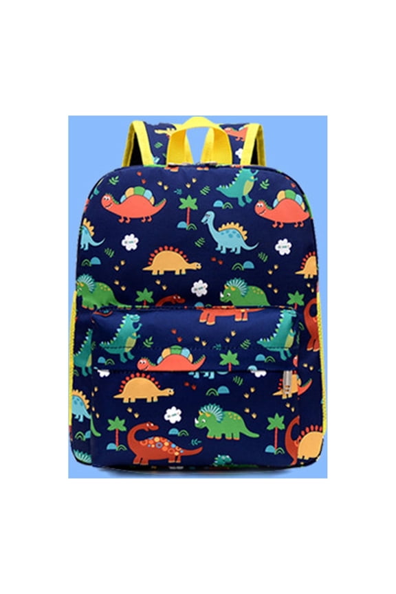 Unisex Nylon Backpack Lunch Box, Dark Blue