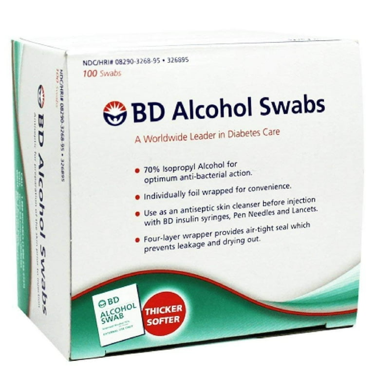 Alcohol deals swabs walmart