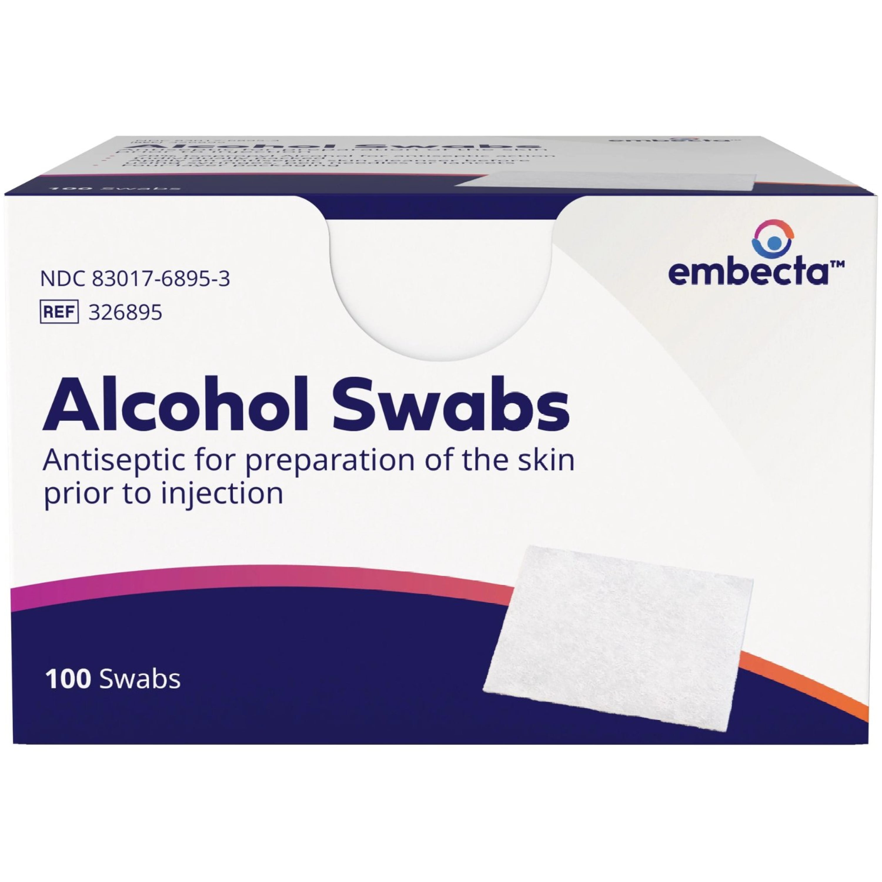 Embecta (Formerly BD) Alcohol Prep Pads, 70% Strength Isopropyl