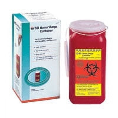 Bd Home Sharps Container For Insulin Syringes And Lancets - 1 Ea, 3 Pack