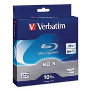Bd-R Blu-Ray Disc, 25 Gb, 16x, White, 10/pack | Bundle of 2 Packs