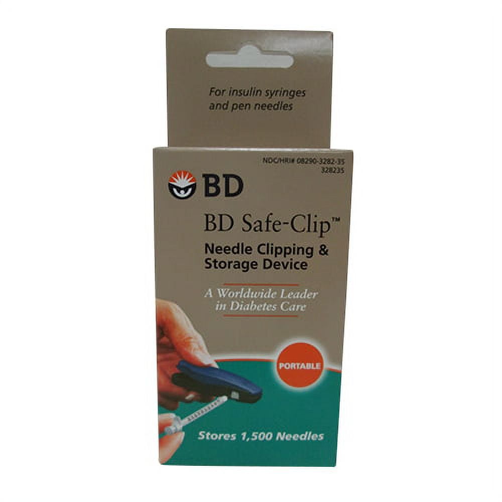 Bd SafeClip Needle Clipping And Storage Device 1 Ea, 2 Pack