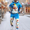 thumbnail image 1 of BdTemWBs Xmas Track Suits For Men 2 Piece Hoodies With Sweatpants Sets Casual Running Jogging Sport Comfort Suit Sets (Blue,XXL), 1 of 4