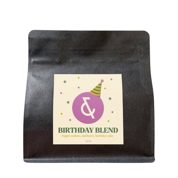 Bday Blend - Roasted by Dapper & Wise - Freshly Ground Coffee - 10oz Bag