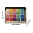 thumbnail image 1 of Bdday 20 Colors Of Pearlescent Solid Watercolor Pigment Watercolor Painting Pearlescent Coloring, 1 of 4