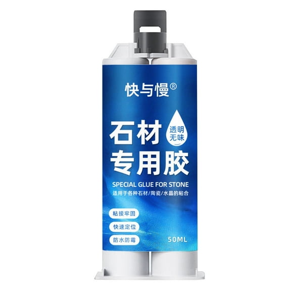 Bdday 50ml High-Viscosity Watertight Adhesive for Stone Watertight Adhesive Tile Washbasin Sink Kitchen Sink Laundry Sink Leak Repair Adhesive