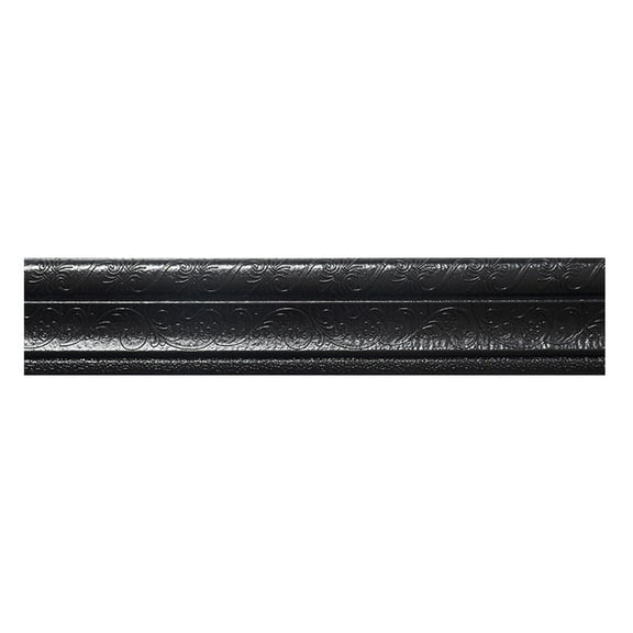 Bdday 7.55feet Self Adhesive Flexible Foam Molding Trim Wallpaper Border 3d Sticky Decorative Wall Lines Peel and Stick Trim Wall Trim Baseboard Trim for Home, Office, Hotel Diy Decor