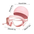 thumbnail image 1 of Bdday Adult Large Frame Swimming Goggles High Definition Swimming Goggles Swimming Cap Piece Earplugs Sports Equipment, 1 of 4