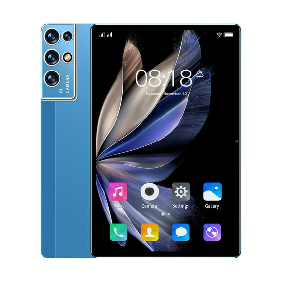 Bdday All-new 10.1-in Tablet, 2+16G Ultra-thin HD Display (2.4G/5G WiFi, 256G), Android Tablet, Learning Game Video Office Tablet,Supports Dual SIM Communication