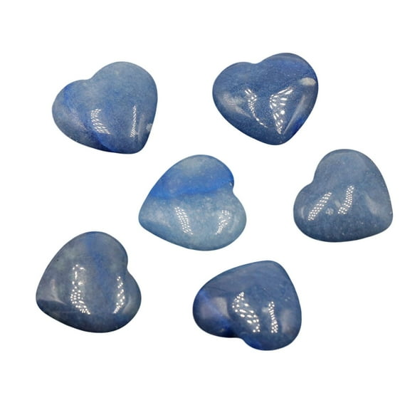 Rbaofujie Home Decor Natural Crystal Agate Stone 20mm Heart-shaped Small Ornament Without Holes Bare Stone DIY DecorationAutumn Decor Multi-color