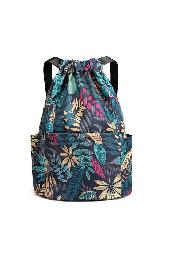 Backpack Purse for Women Drawstring Foldable Large Capacity Wet and Dry Separation Backpack Mini Backpack