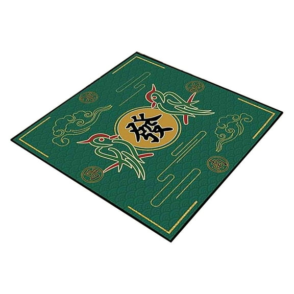 Bdday Bathroom Decor Mahjong Mat Reduction Mahjongg Table Mat Mahjong Accessories Tablecloth Game Poker Domino Game Game Mat for Card Board and Tile Games 70x70cm Living Room Wall Decor