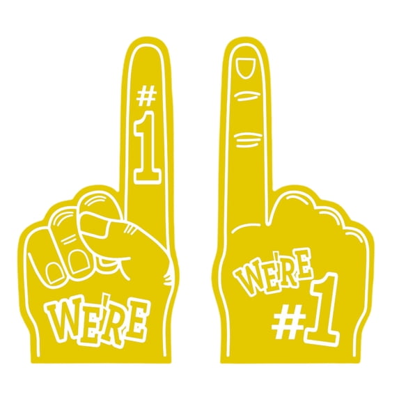 Bdday Beach Party Decorations Foam Finger Giant Foam Giant Foam Giant Foam Hand Foam Finger Large Foam Hand Pointing Finger for Sports Fans for Sports Wedding Decor