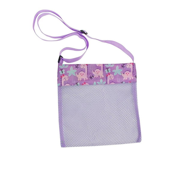 Bdday Beach Toy Mesh Beach Bag Shell Bag Seashell Bag Sand Toy Mesh Bag Shell Collecting Bags Totes for Beach Accessories Storage Bag with Adjustable Carrying Straps for Boys and Girls