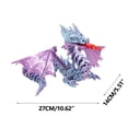 thumbnail image 1 of Bdday Birthday Decorations for Women Mecha Wing Dragon Assembly Dragon Mutual Border Hot Selling Decoration Handcrafted Toys Cars Fashionable Crafts House Decor, 1 of 5