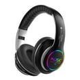 thumbnail image 1 of Bdday Bluetooth 5.0 Subwoofer Head-Mounted Foldable Headphones - Built-in Mic Wireless Call Folding Stereo Noise Cancellation Over Ear Soft Earmuffs Headset, 1 of 2