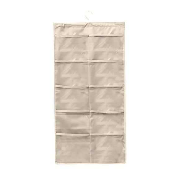 Bdday Bra Hanging Bag, Cloth Dual Sided Wall Shelf Wardrobe Space Saver Bag for Underwear Bra Socks Storage Hanging Bags,with Mesh Pockets & Rotating Metal Hanger