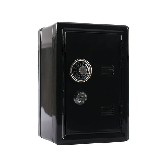 Bdday Under Cabinet Storage Kids Bank Locker Safe with Key and Single Digit Lock, Metal Money Safe, Mini Password Cash Paper Money Box Gift for Kids Boys and Girls College Dorm Storage