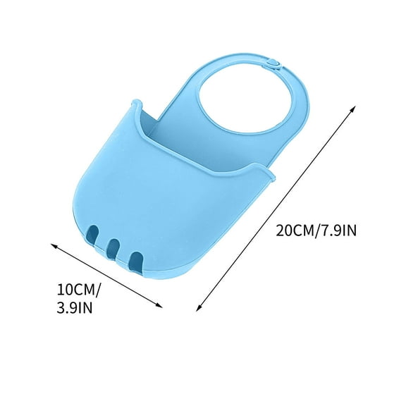 Bdday Camping Kitchen Essentials Soap and Sponge Hanging Basket with Bathroom Kitchen Storage Random Colors Flexible and Easy To Clean Camping Kitchen Essentials