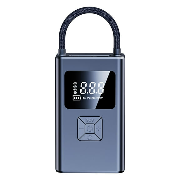 Bdday Car Mounted Wireless Blast Pump Intelligent Digital Display Led Display Screen Portable Tire Pressure Detection Blast Pump for Vehicles