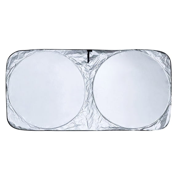 Bdday Car Windshield Sunshade Reflective Polyester Blocks Heat Sun Foldable Sun Shield
