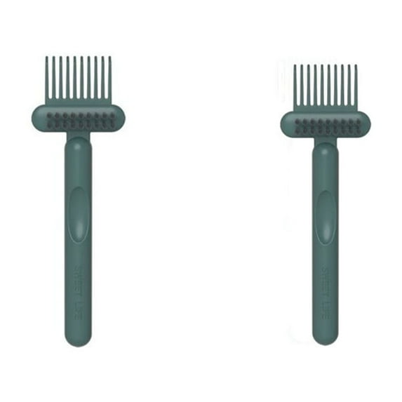 Bdday Carpet Cleaner Hair Brush Cleaning Tool 2 In 1 Comb Cleaning Brush Hair Brush Cleaner Mini Hair Brush Remover 2pc Paint Brushes